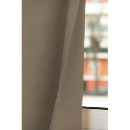 100% Pimentävä Mittatilausverho Revolution Harmaa Beige MC637