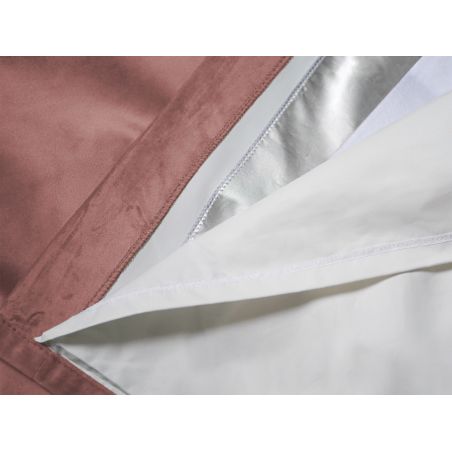 3-in-1 Ääntä vaimentava Lämpöä säätelevä Pimentävä Mittatilausverho Velvet Venise Vanha rosa MC343