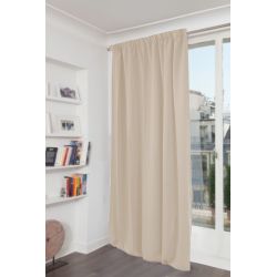 3-in-1 Ääntä vaimentava Lämpöä säätelevä Pimentävä verho Sametti Venise Beige MC15