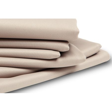 Pimentävä Mittatilausverho Yksivärinen Beige MC634