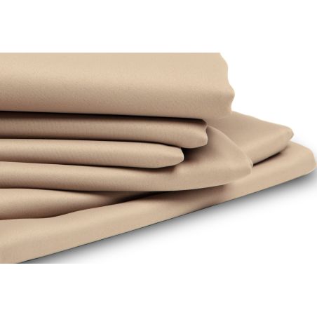 Pimentävä Mittatilausverho Yksivärinen Beige MC651